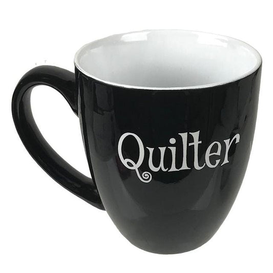 Black Bistro Mug Quilters Fabric Fanatics