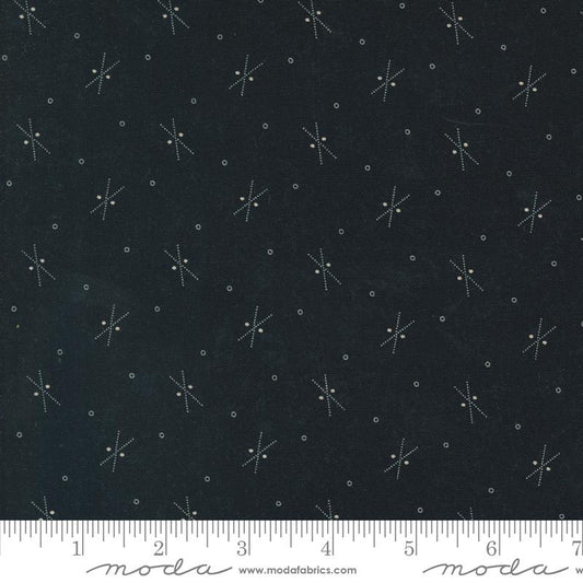 Blackbirds Nest Twigs and Stones Blenders Dots Black Kansas Troubles Quilters Moda Cotton Fabric