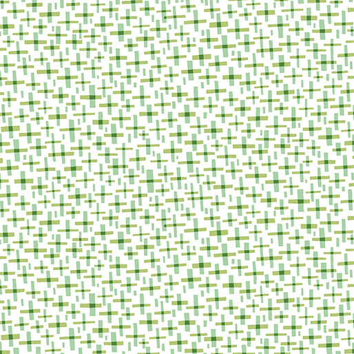 Blooming Color Isla 108" Wide Backing Cross Allover Medium Lime Green Wolff Paper Benartex Cotton Fabric