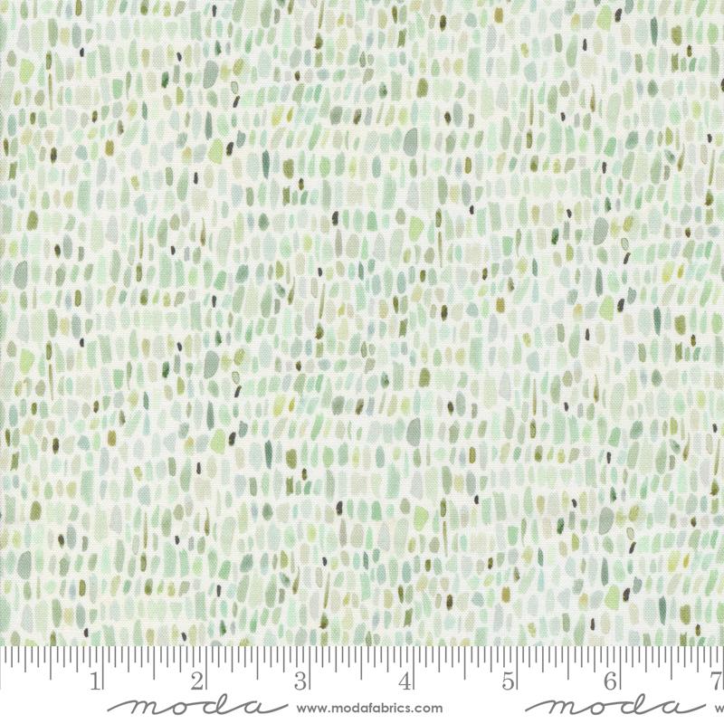 Blooming Lovely Palette Blenders Watercolor Grass Green Janet Clare Moda Cotton Fabric md-16977-13