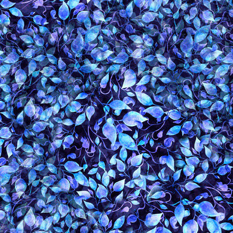 Blossom Leaves and Vines Hydrangea Dan Morris Quilting Treasures Cotton Fabric