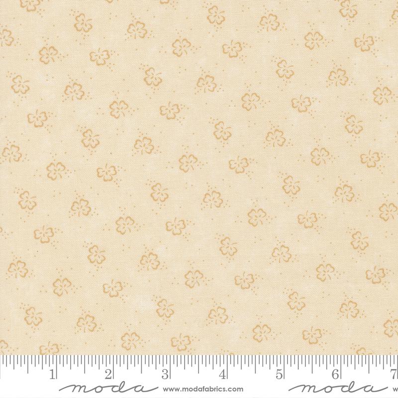 Bluebirds Nest Lucky Day Blenders Cream Kansas Troubles Quilters Moda Cotton Fabric MD-9802-21
