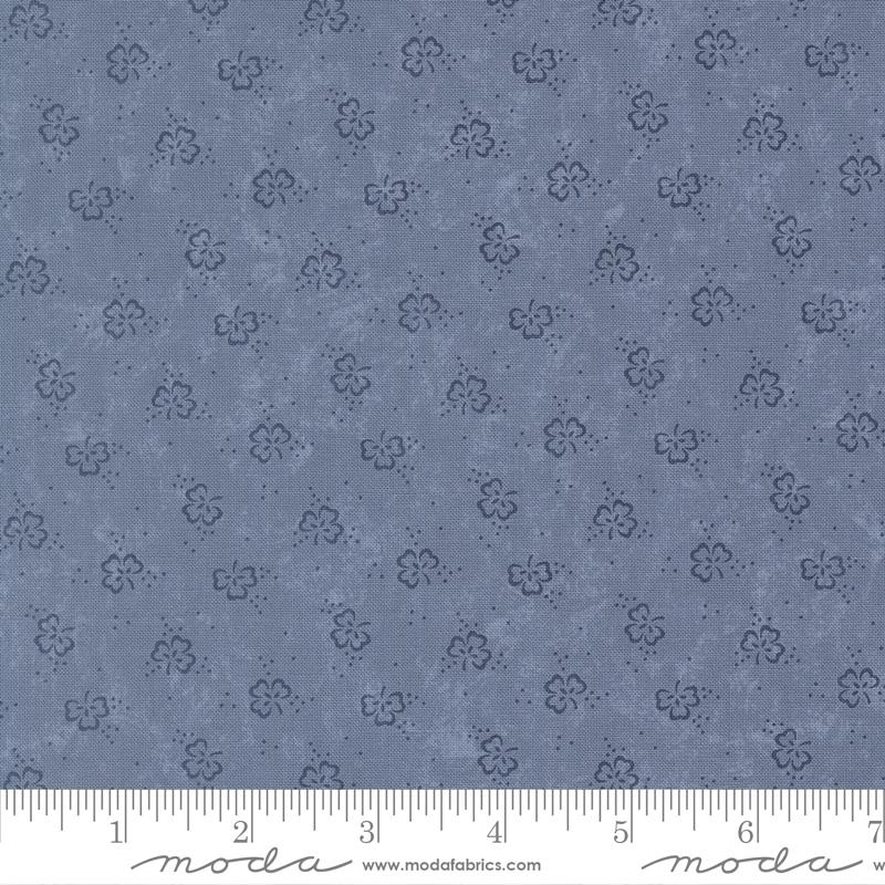 Bluebirds Nest Lucky Day Blenders Light Blue Kansas Troubles Quilters Moda Cotton Fabric MD-9802-24