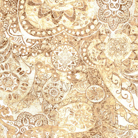 Bohemian Rhapsody Ombre Cream Dan Morris Quilting Treasures Cotton Fabric