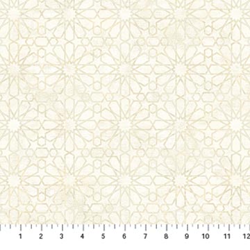 Boho Bliss Lattice Beige Northcott Cotton Fabric NC-29207-12