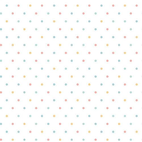 Boho Buddies Dot White Sharon Kuplack Henry Glass Cotton Fabric HG-1721-01