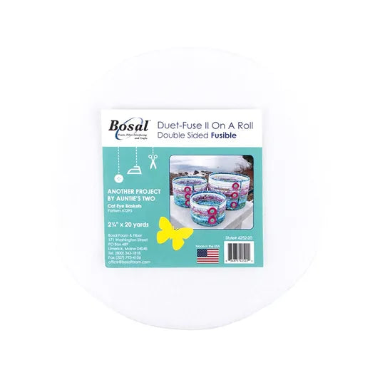 Bosal Duet Fuse II on a Roll Double Sided Fusible Batting