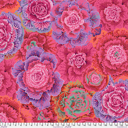 Brassica Red Philip Jacobs Classics Kaffe Fassett Collective Free Spirit Cotton Fabric FS-PWPJ051.REDXX