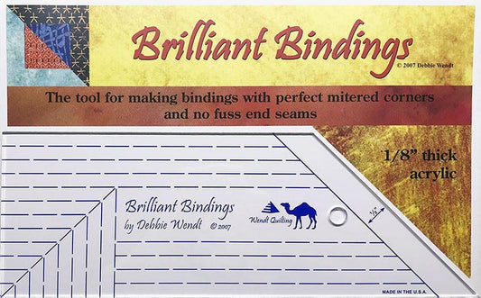 Brilliant Bindings 1.8" Acrylic Wendt Quilting WQ-BB18