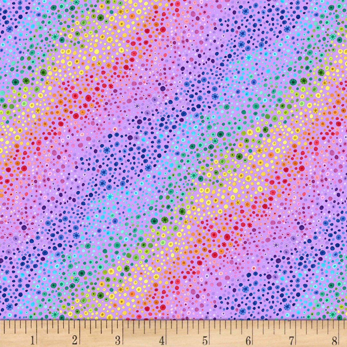 Bubble Up Lavender Essential Basics Wilmington Prints Cotton Fabric WP-77635-604