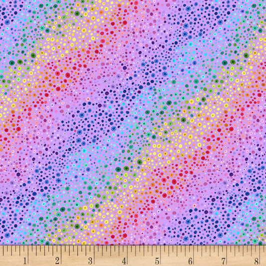 Bubble Up Lavender Essential Basics Wilmington Prints Cotton Fabric WP-77635-604