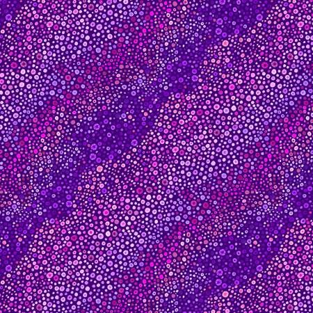Bubble Up Purple 108" Wide Backing Essential Basics Wilmington Prints Cotton Fabric WP-6826-636