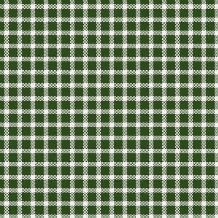 Buffalo Check Windowpane Forest Green Paintbrush Studios Cotton Fabric