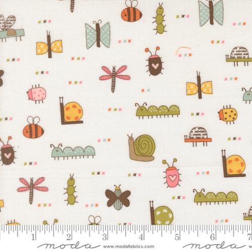 Bug Collector The Bugs Novelty Main Cloud Multi Sweetwater Moda Cotton Fabric MD-55731-11