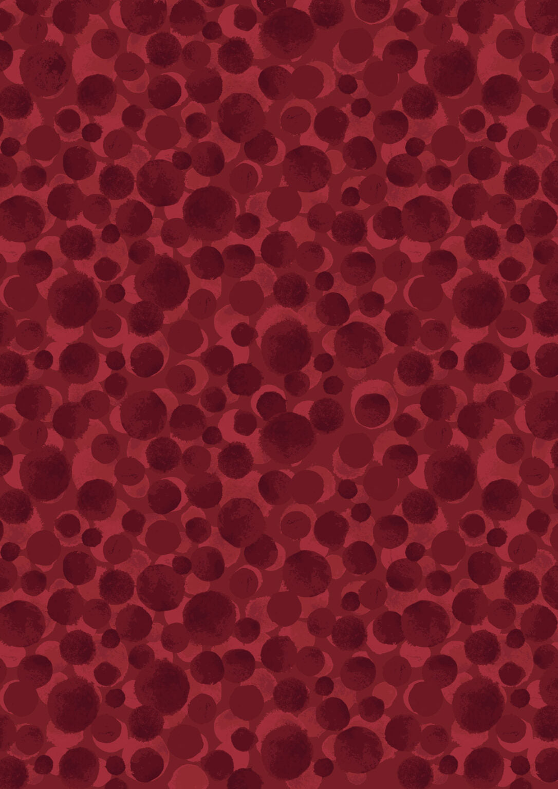 Bumbleberries Blender Dark Red Lewis & Irene Cotton Fabric LI-BB026