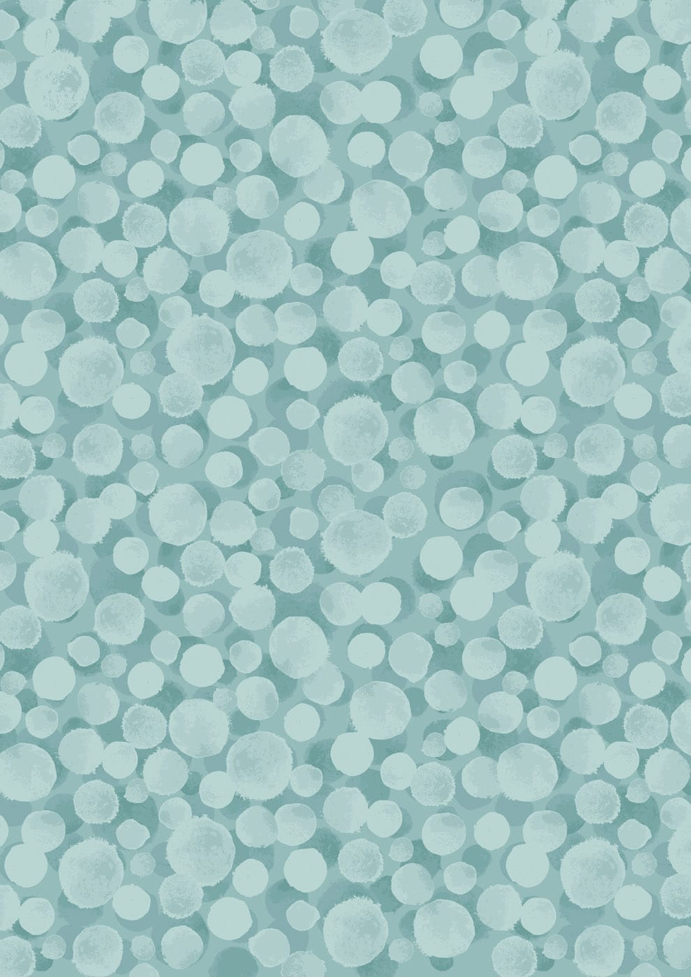 Bumbleberries Blender Duck Egg Lewis & Irene Cotton Fabric LI-BB033 | US Fabric Shop