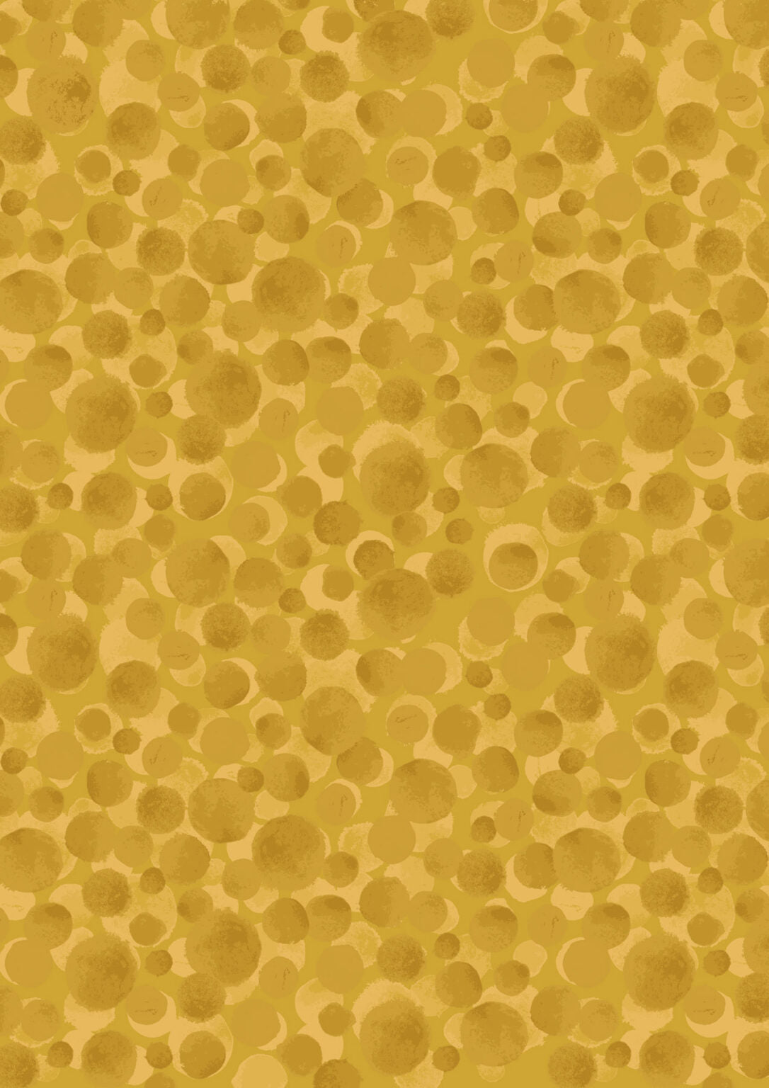 Bumbleberries Blender English Mustard Lewis & Irene Cotton Fabric LI-BB019