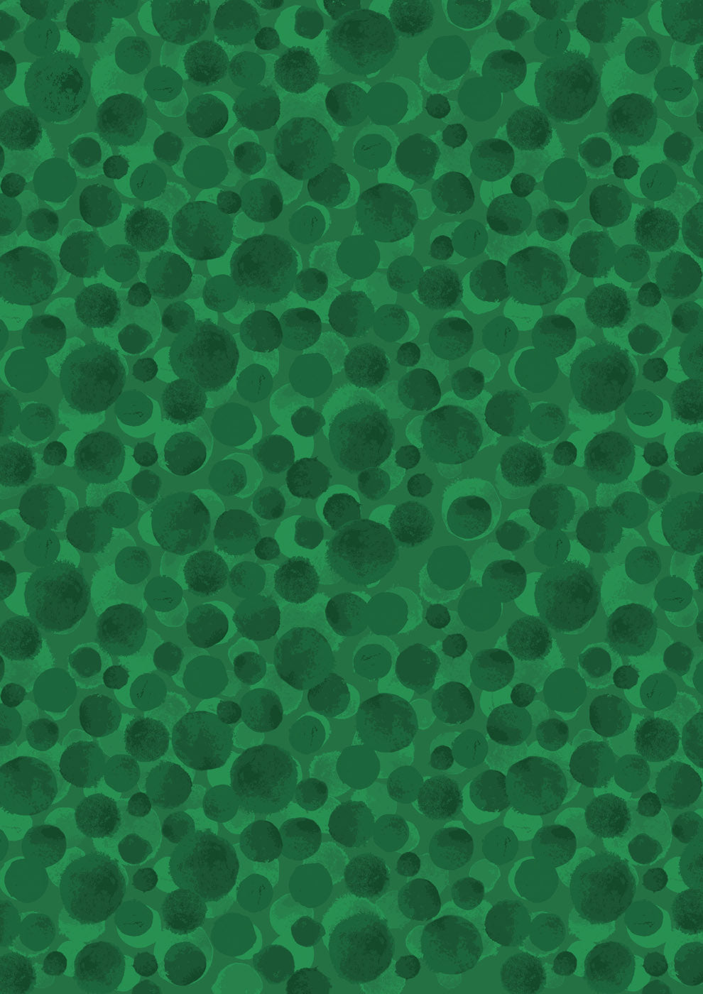Bumbleberries Christmas Green Lewis & Irene Cotton Fabric LI-BB300