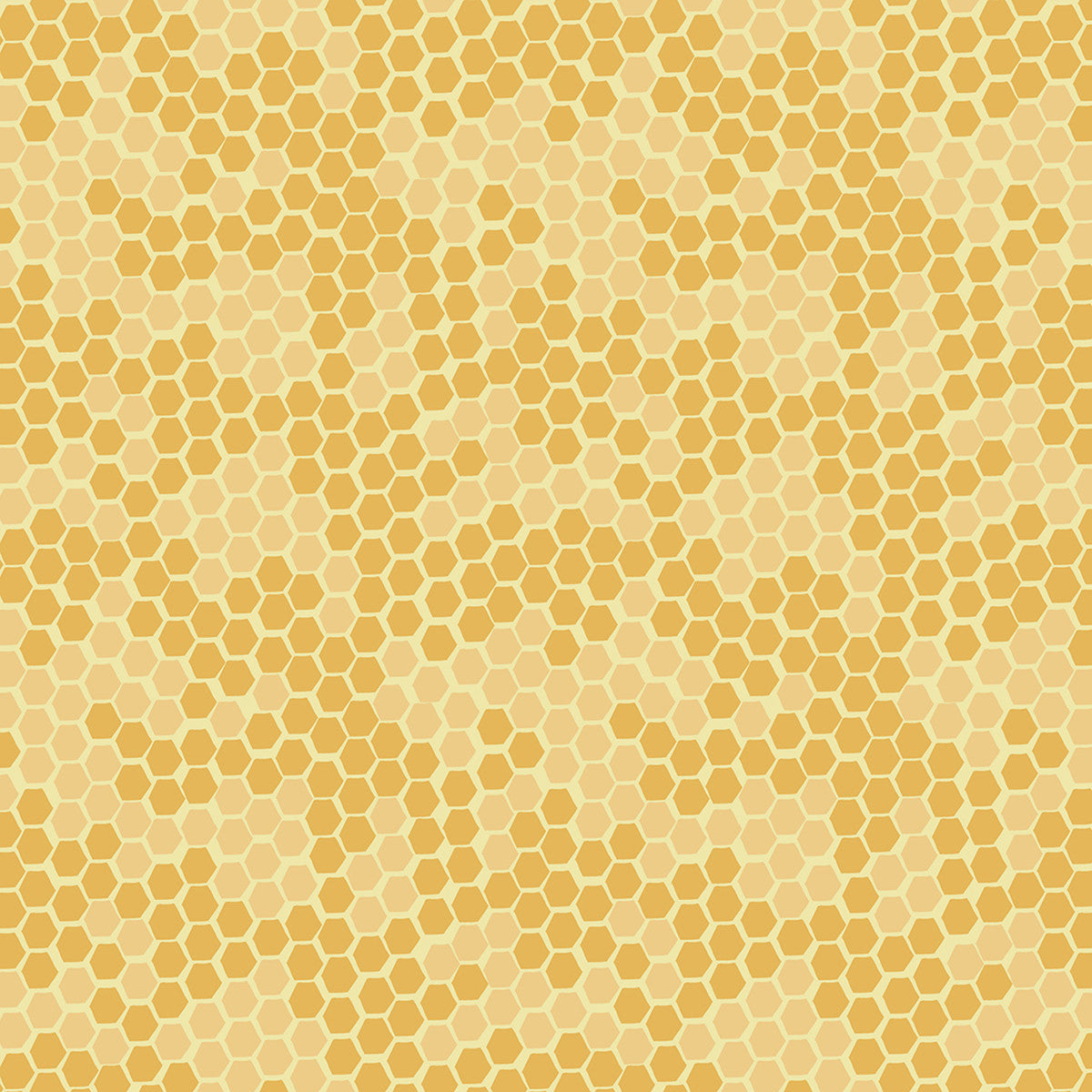 Buzzin My Gnome-iezz Tonal Honeycomb Texture Yellow Susan Winget Wilmington Cotton Fabric