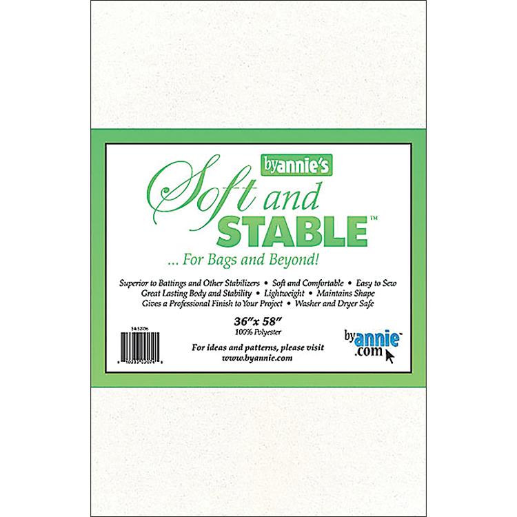 By Annie's Soft and Stable White 36"x58" 100% Polyester Stabilizer  BYA-SS2036