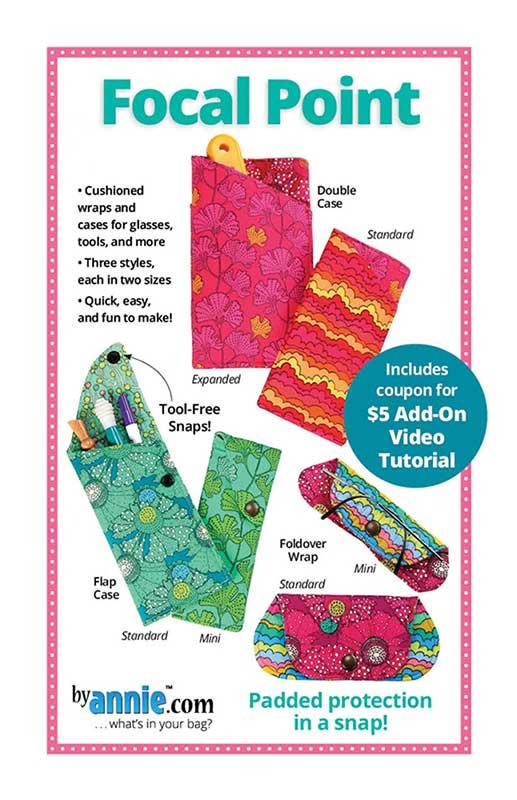 By Annie's Focal Point Eye Glass Cord Bag Pattern PBA-318