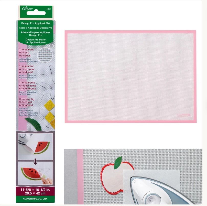 Design Pro Applique Mat Ironing Pressing Aid Clover Needlecraft CN-4095