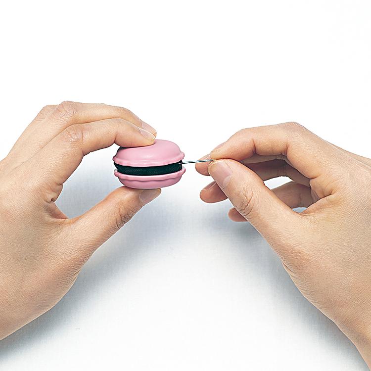 Sweet N Sharp Macaron Raspberry Pincushion Clover Needlecraft CN-4130