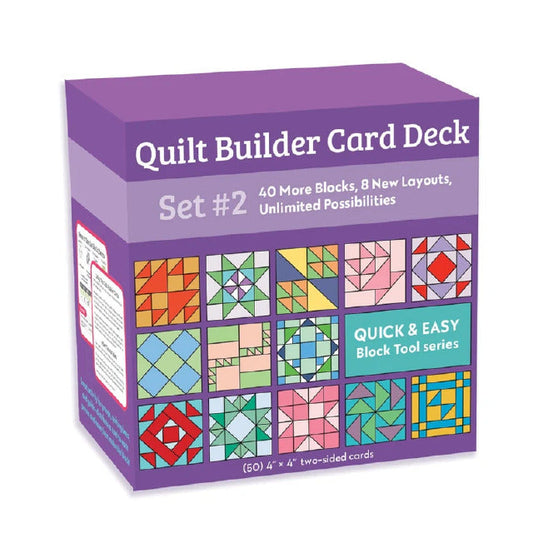 Quilt Builder Card Deck Set #2 4” x 4" cards C & T Publishing CTP20491