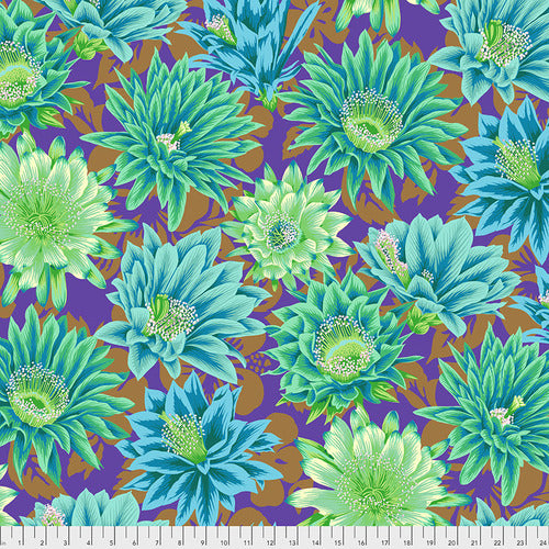 Cactus Flower Emerald Green Philip Jacobs Classics Kaffe Fassett Collective Free Spirit Cotton Fabric FS-PWPJ096.EMERA