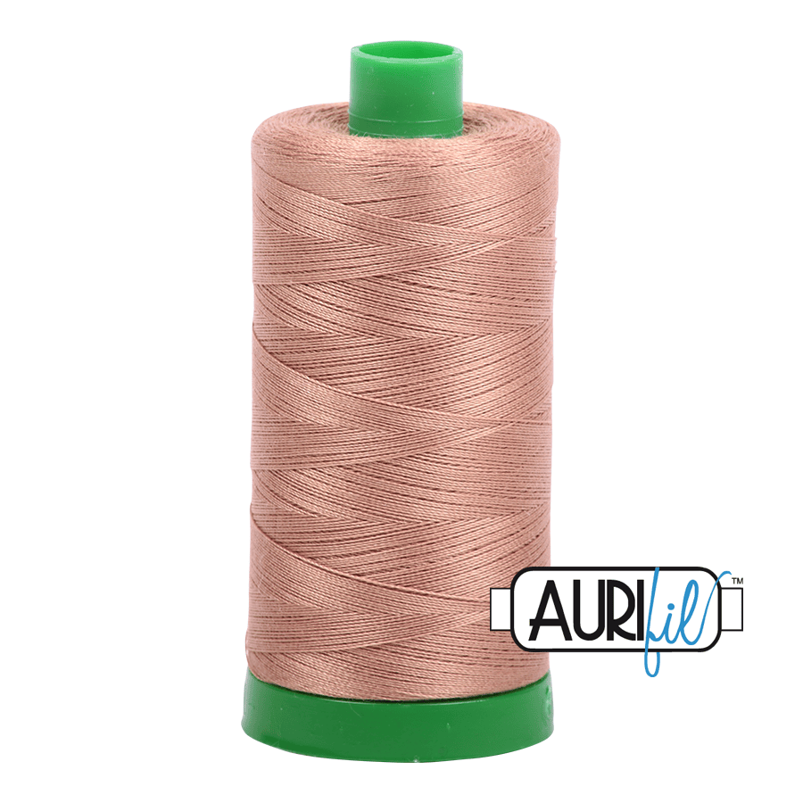 Cafe au Lait 40 wt 1094 yd Large Spool Aurifil Cotton Quilting Thread AF-MK40SC6-2340
