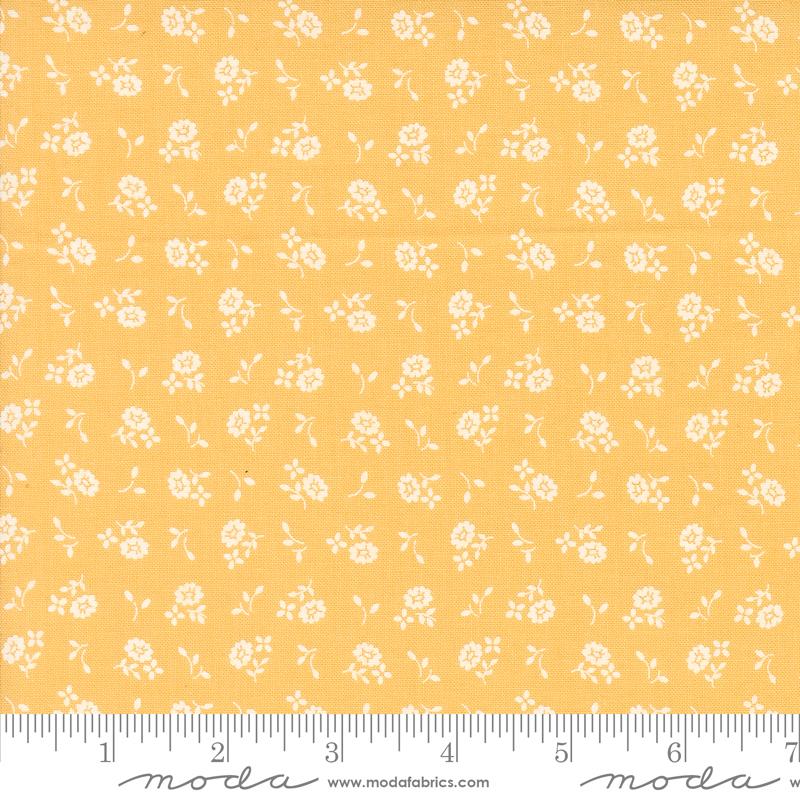 Cali & Co Cameo Ditsy Goldenrod Yellow Corey Yoder Moda Cotton Fabric