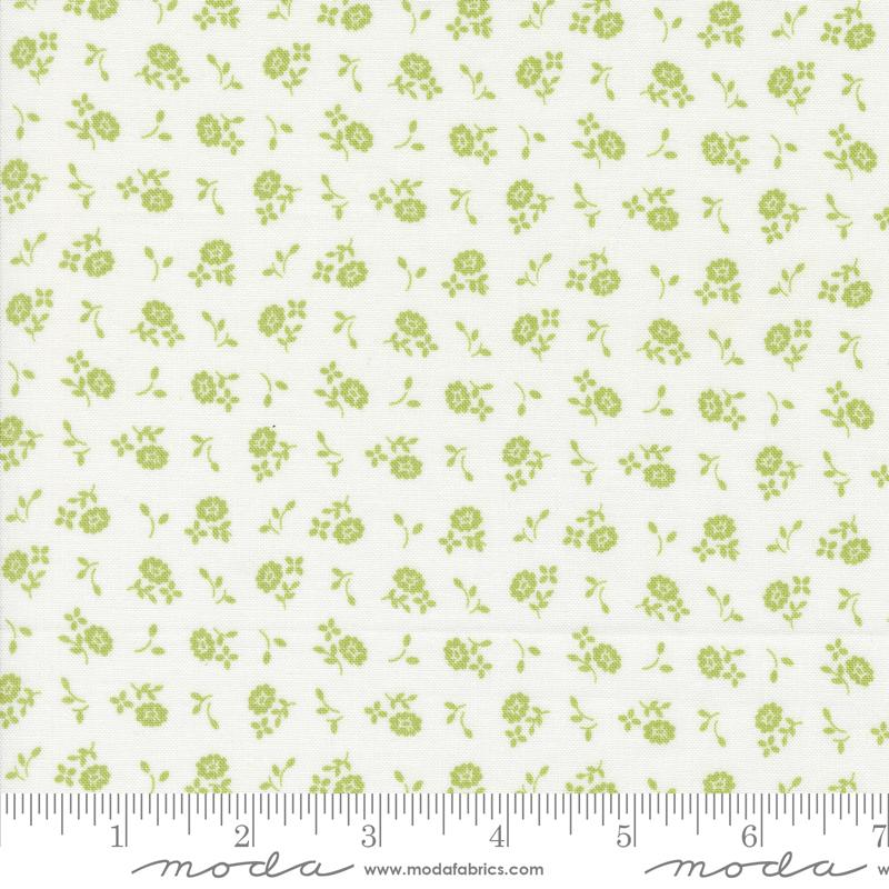 Cali & Co Cameo Ditsy Pistachio Light Green Corey Yoder Moda Cotton Fabric