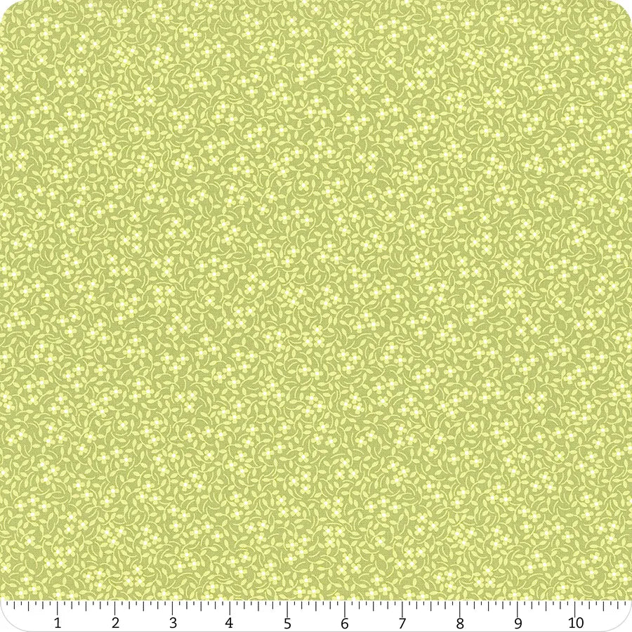 Cali & Co Ditsy Pistachio Green Corey Yoder Moda Cotton Fabric