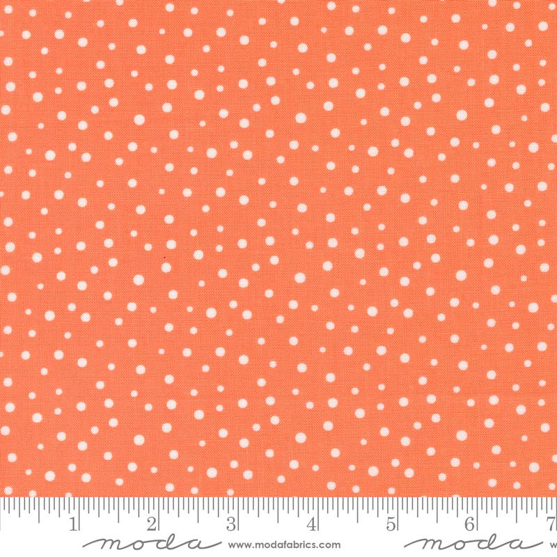 Cali & Co Dottie Dots Melon Orange Corey Yoder Moda Cotton Fabric