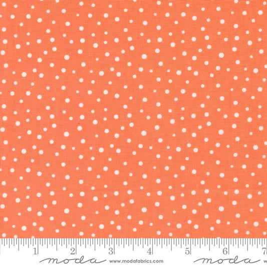 Cali & Co Dottie Dots Melon Orange Corey Yoder Moda Cotton Fabric