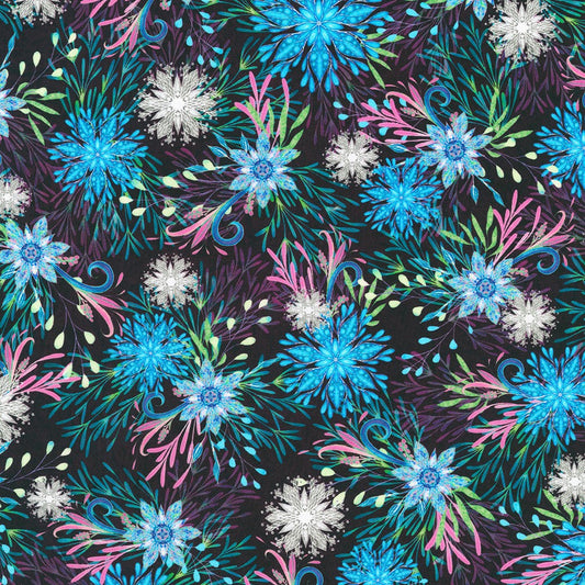 Calixta Floral Pulm Christiane Marques Robert Kaufman Cotton Fabric RK-AQSD-22770-24
