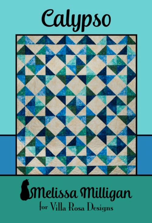 Calypso Quilt Pattern 48"x56" Melissa Milligan Villa Rosa Designs VRD-MM046