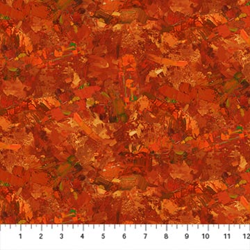 Canoe Lake Texture Multi Red Iosif Derecichei Northcott Cotton Fabric NC-DP29238-24