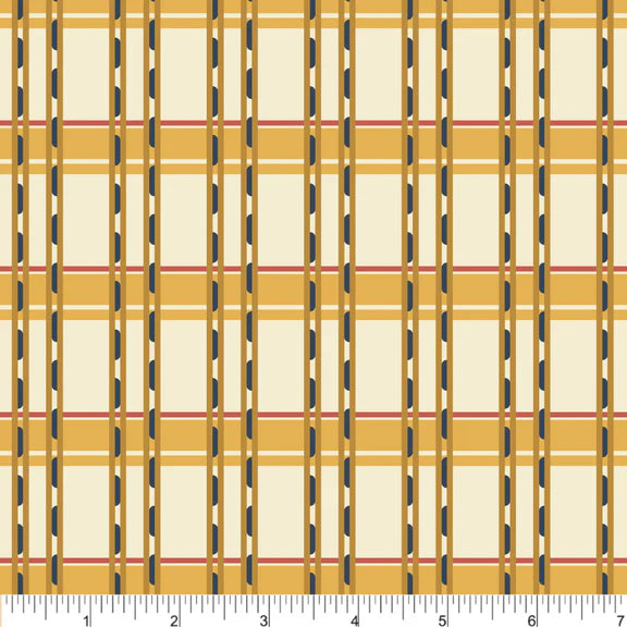 Canoe Routes Gunwhale Plaid Multi Twig Spark Phoebe Cotton Fabric