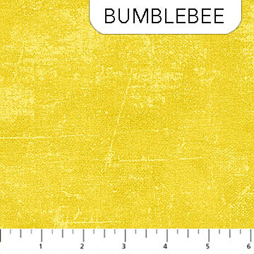 Canvas Texture Bumblebee Deborah Edwards Northcott Fabrics Cotton Fabric NC-9030-52