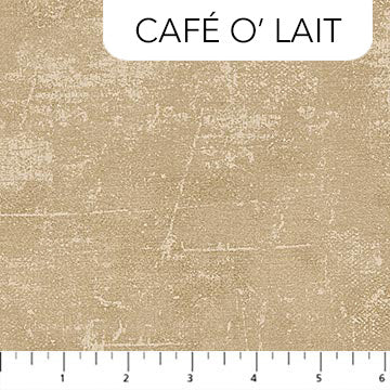 Canvas Texture Cafe O Lait Deborah Edwards Northcott Fabrics Cotton Fabric NC-9030-15 | US Fabric Shop