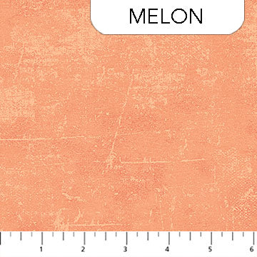 Canvas Texture Melon Deborah Edwards Northcott Fabrics Cotton Fabric NC-9030-54