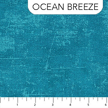 Canvas Texture Ocean Breeze Deborah Edwards Northcott Fabrics Cotton Fabric NC-9030-64