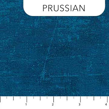 Canvas Texture Prussian Blue Deborah Edwards Northcott Fabrics Cotton Fabric NC-9030-670