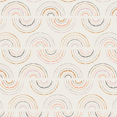 Capsules Mix the Volume Rhythm Sweet Orange Cream AGF Studio Art Gallery Cotton Fabric AGF-CAPMV-11703