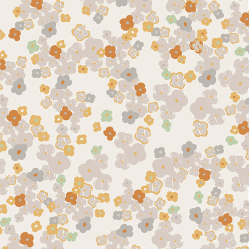 Capsules Mix the the Volume Love Notes Fresh Cream Yellow AGF Studio Art Gallery Cotton Fabric AGF-CAPMV-11721