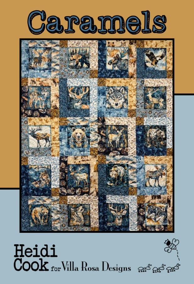 Caramels Quilt Pattern 48"x60" Heidi Cook Villa Rosa Designs VRD-CARAMELS | US Fabric Shop