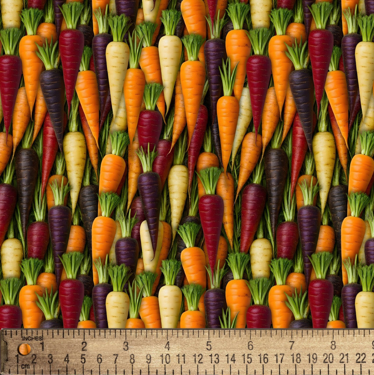 Carrots Vegetables Allover David Textiles Cotton Fabric DT-DX-8771-5C-1