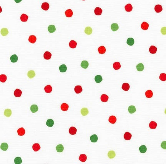 Celebrate Seuss! Dots Allover Celebration White Dr. Seuss Enterprises Robert Kaufman Cotton Fabric RK-ADE-12778-203