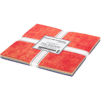 Chalk and Charcoal 10" Squares Jennifer Sampou Robert Kaufman Fabrics Cotton Fabric